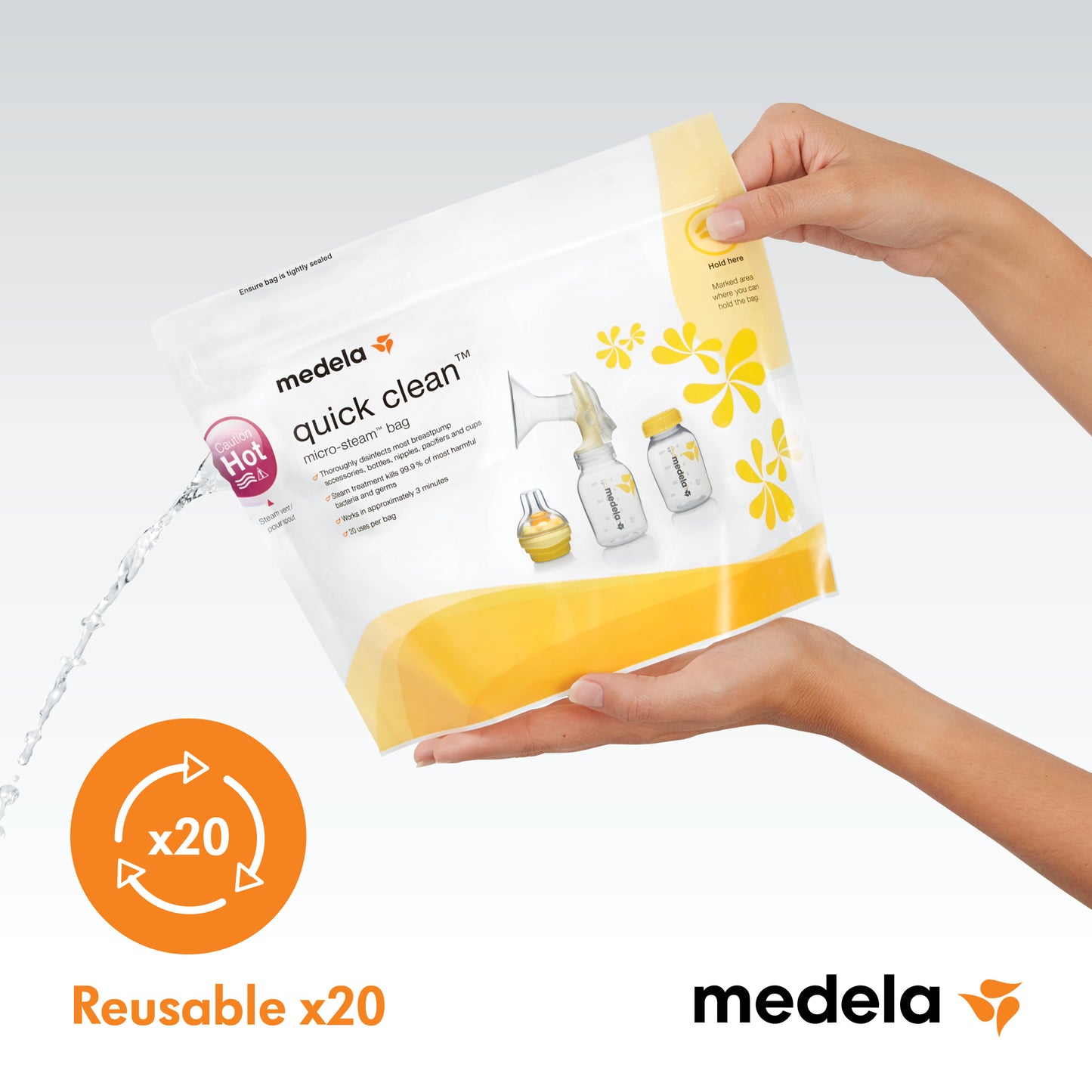 Medela Quick Clean Microwave Bags (box of 5's)
