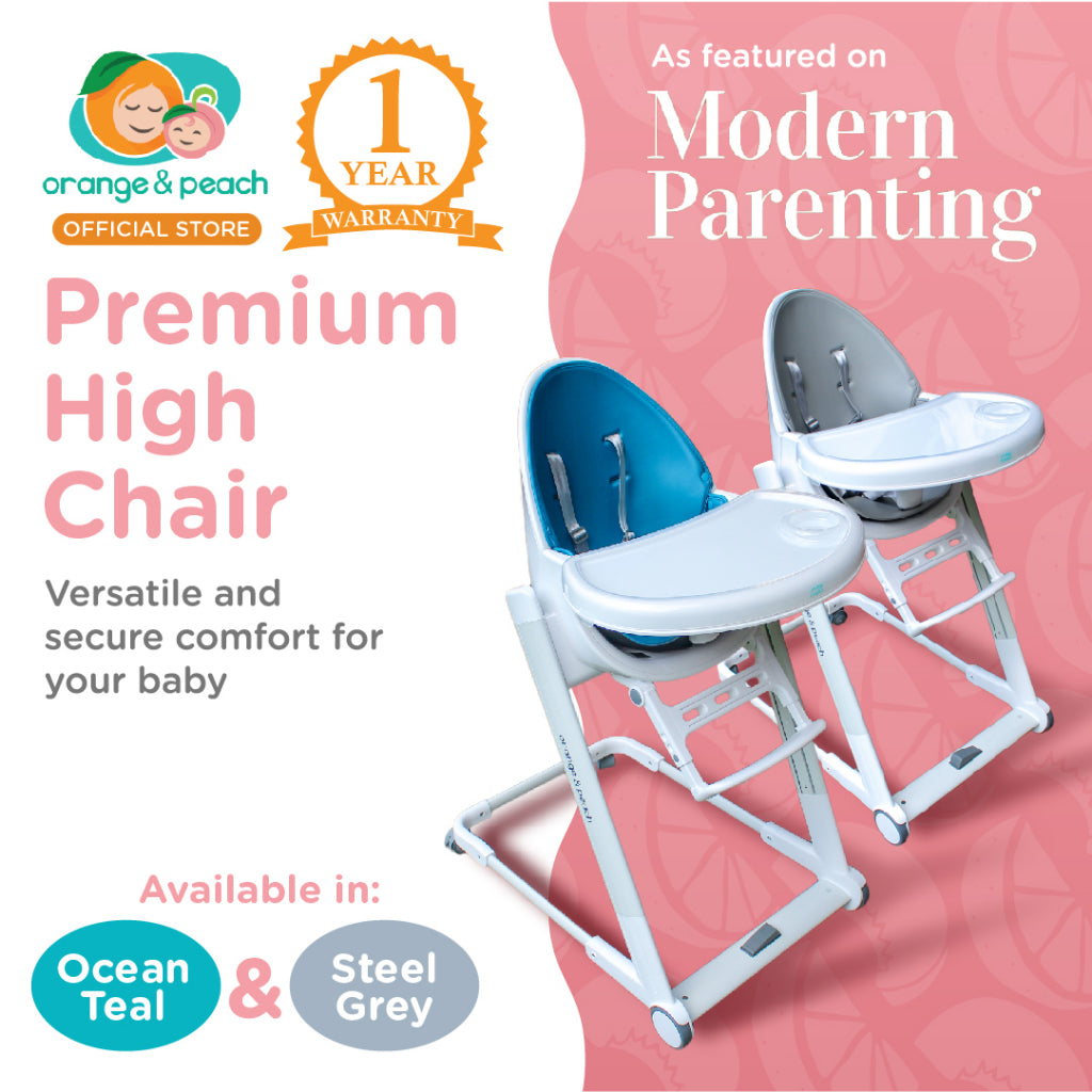 Orange & Peach Premium High Chair Pod