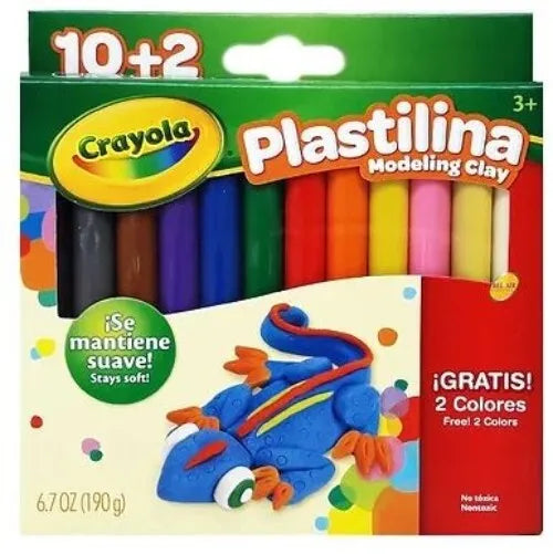 Crayola Plastilina Modelling Clay (12 count)