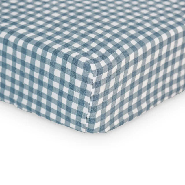 Lulujo Cotton Muslin Crib Sheet - 52" x 28"