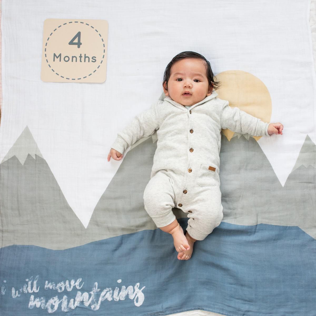 Lulujo Milestone Blanket & Cards Set