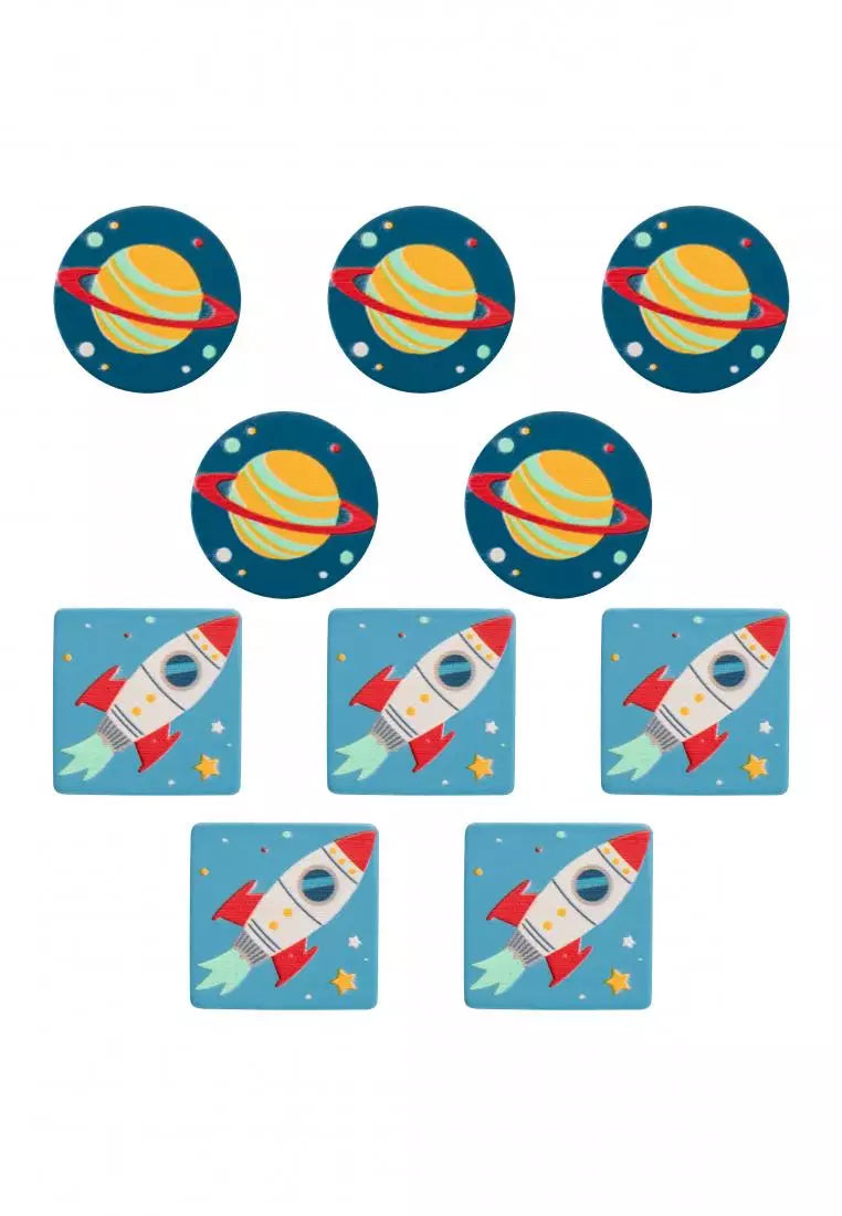 Stephen Joseph Magnetic Tic Tac Toe Set (Space)