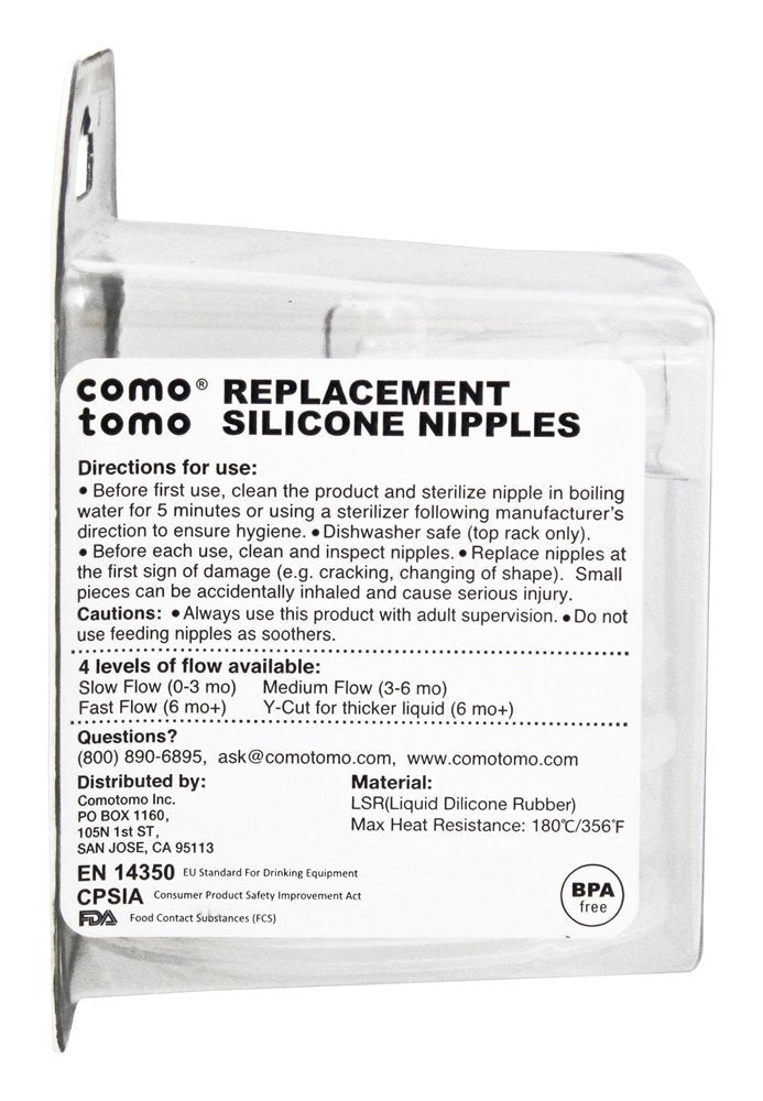 Comotomo Replacemant Nipples (pack of 2)