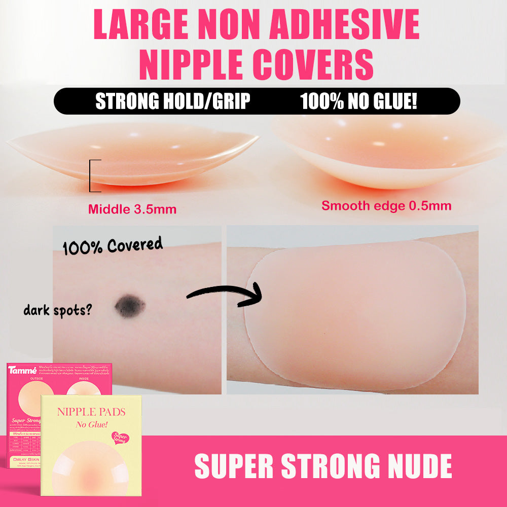 Tamme Nipple Cover 3MM Extra No Glue Super Strong Hold