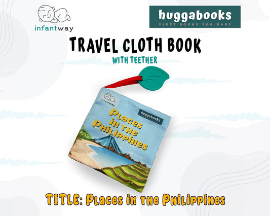 Infantway Huggabooks Travel Cloth Book with Teether (Places in the Philippines)