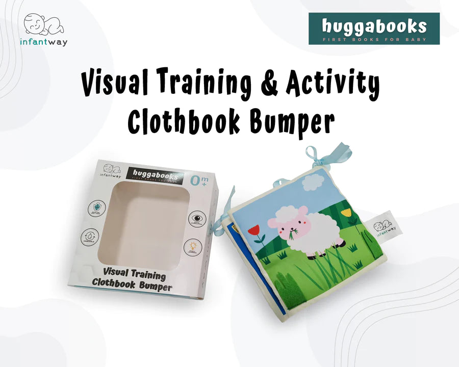 Infantway Visual Training and Activity Cloth Book Bumper