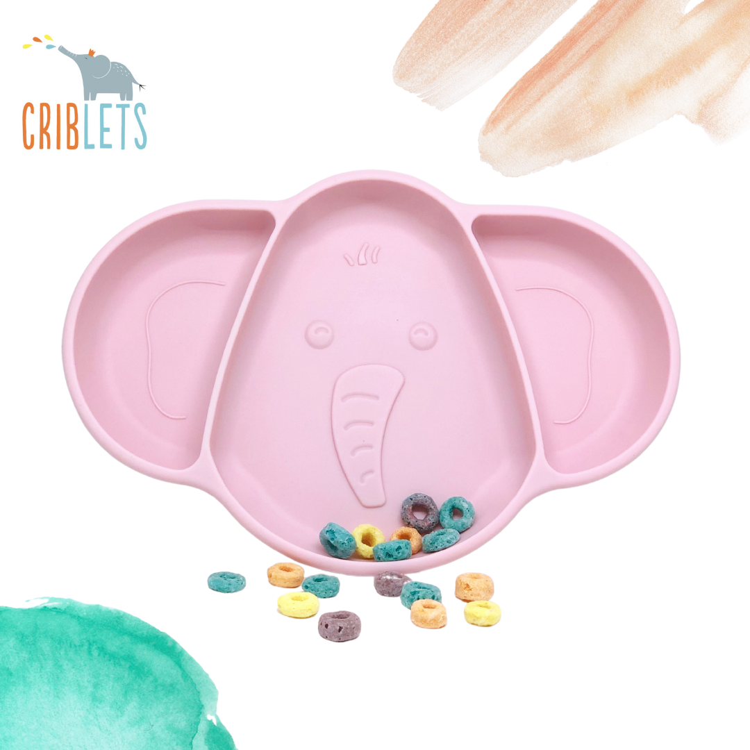 Criblets Elephant Silicone Plate