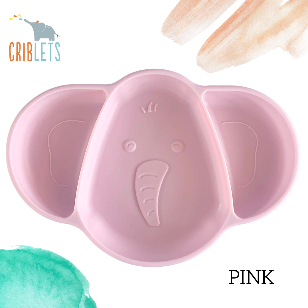 Criblets Elephant Silicone Plate