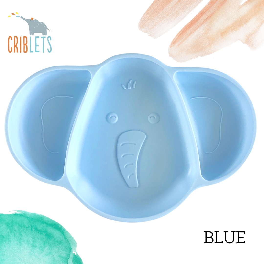 Criblets Elephant Silicone Plate