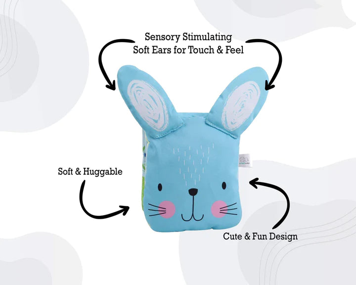 Infantway Huggabooks Bunny Puppet Cloth Book