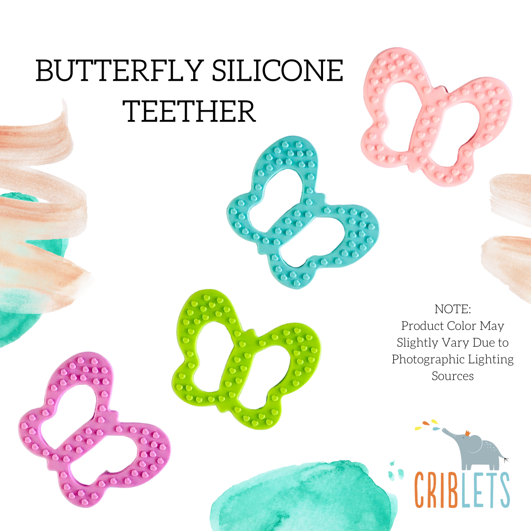 Chomps Butterfly Silicone Teether
