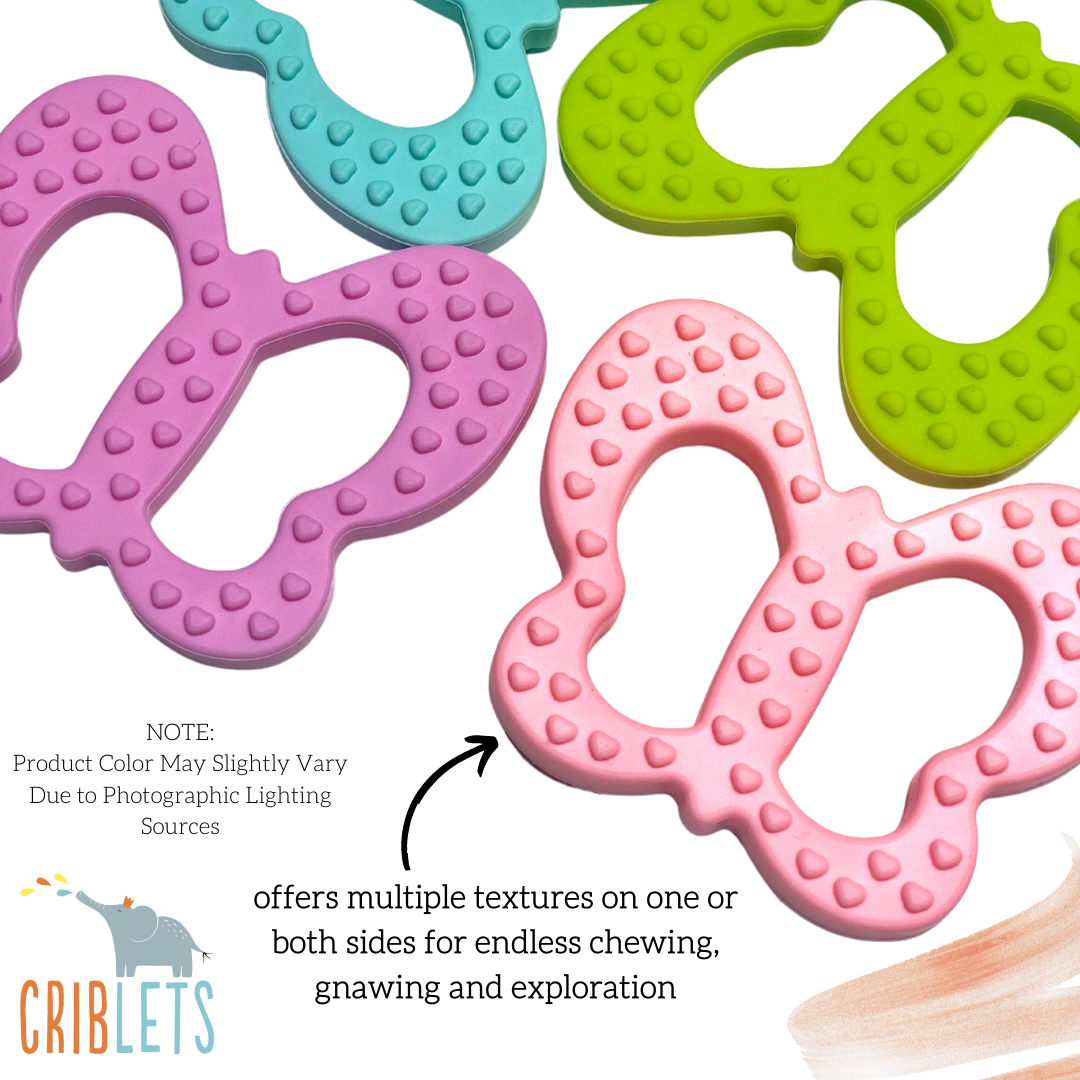 Chomps Butterfly Silicone Teether