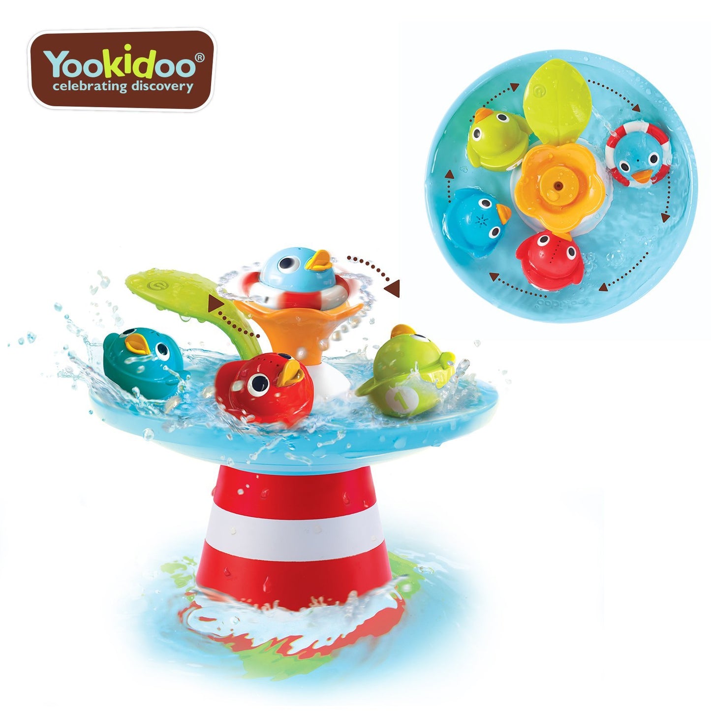 Yookidoo Baby Bath Toy - Magical Ducks