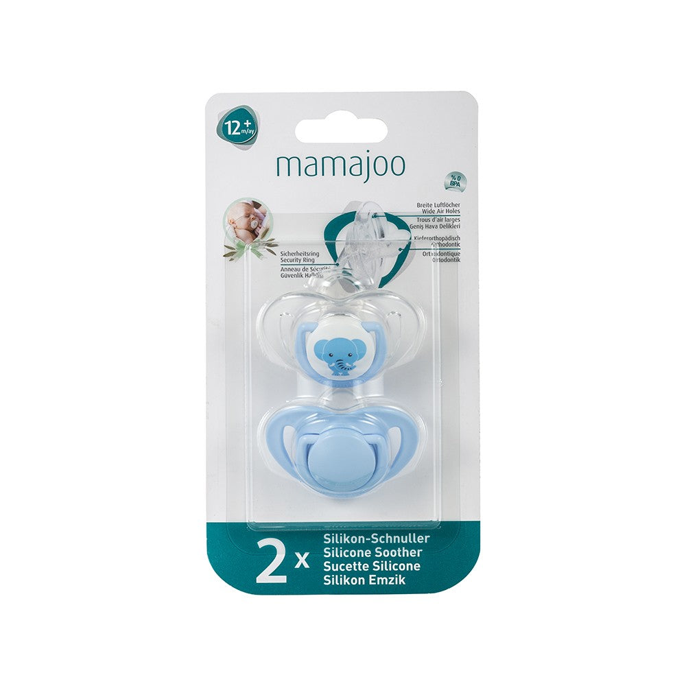 Mamajoo Silicone Orthodontic Soother (Pack of 2)