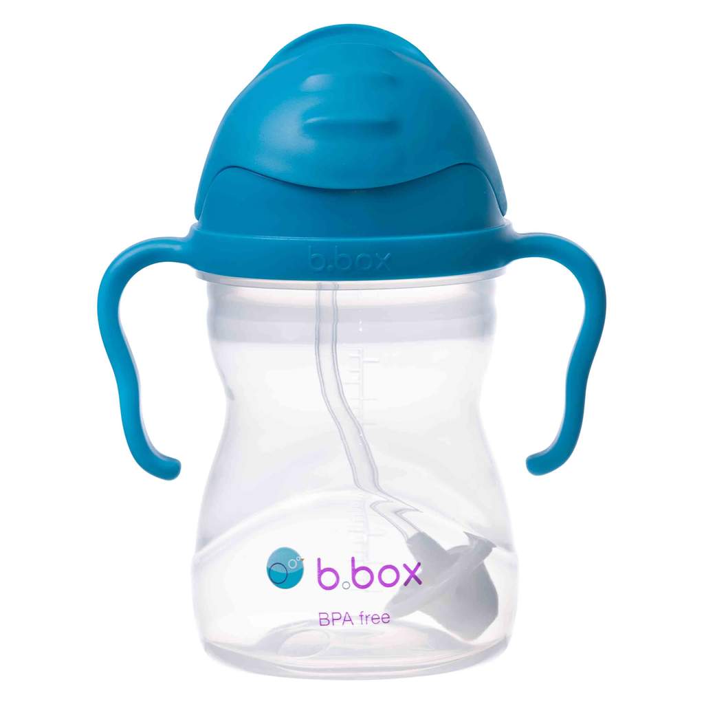 B. Box Sippy Cup With Innovative Weighted Straw