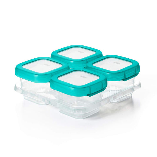 Oxo Tot Baby Blocks Freezer Storage Containers, 4oz