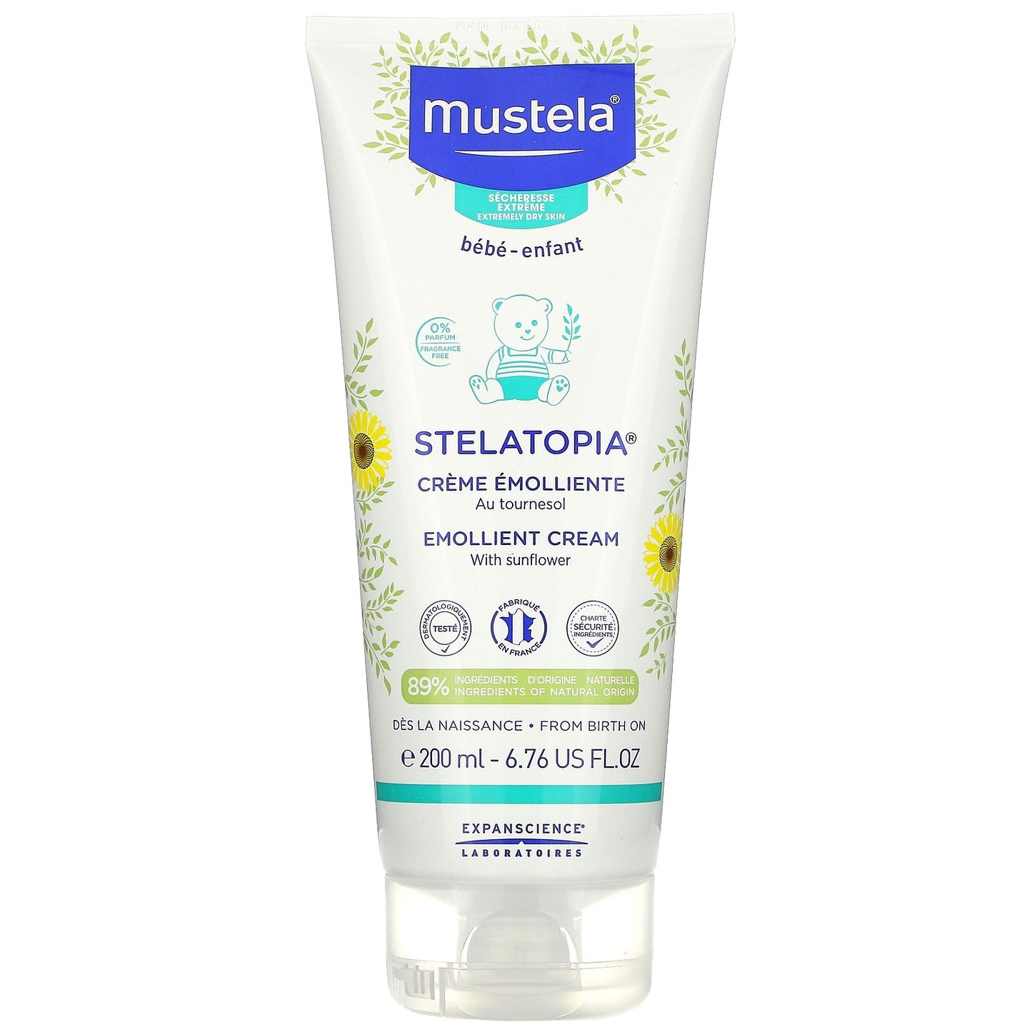 Mustela Stelatopia Emollient Cream (200 ML)