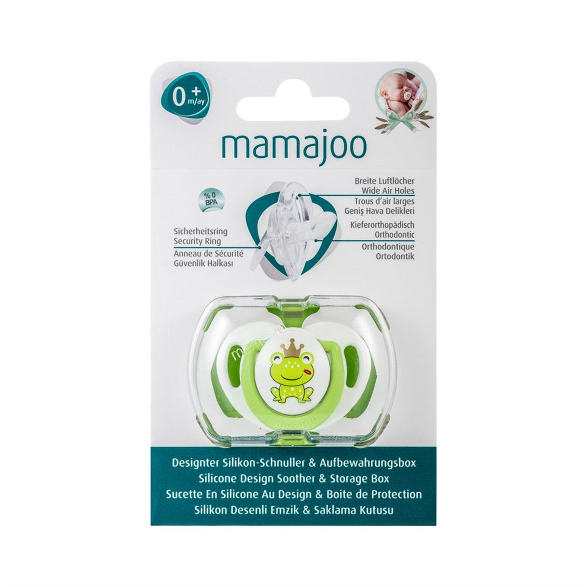 Mamajoo Silicone Orthodontic Soother & Storage Box