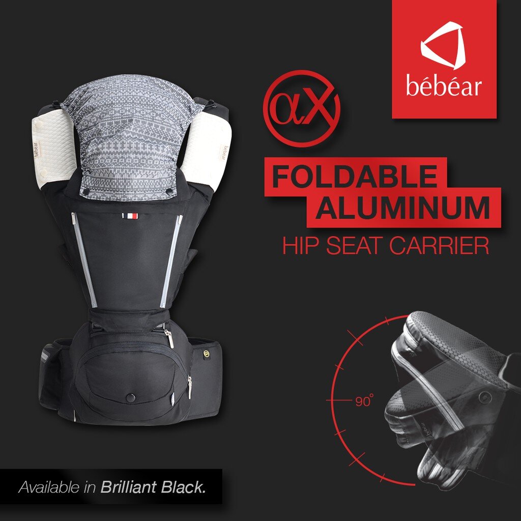 Bébéar aX Foldable Aluminum Hip Seat Carrier