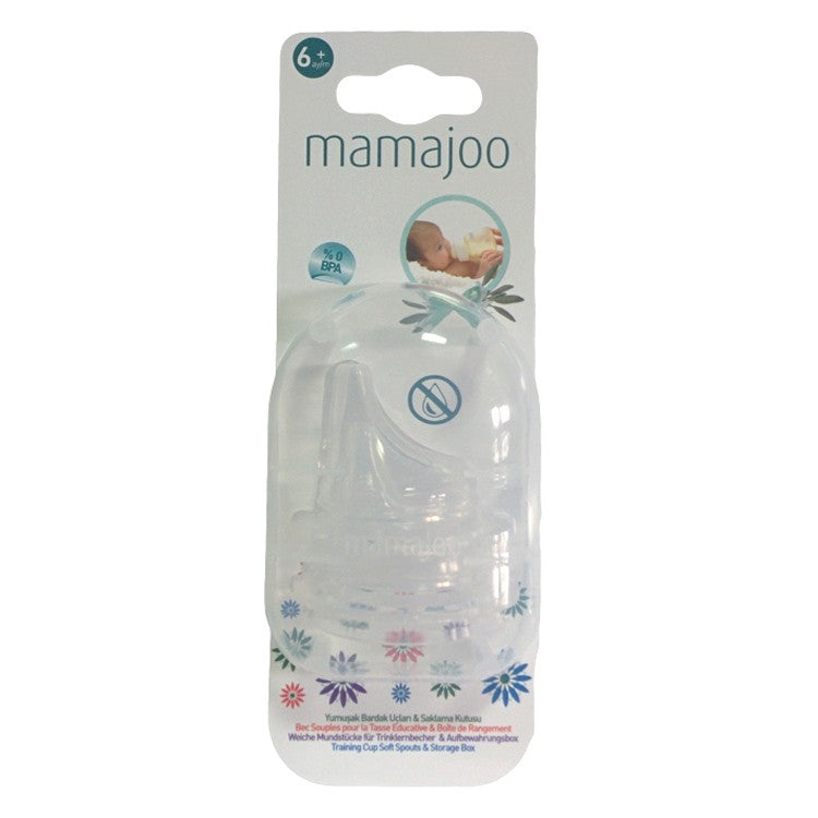 Mamajoo Non-Spill Silicone Soft Spout & Storage Box (Twin Pack)