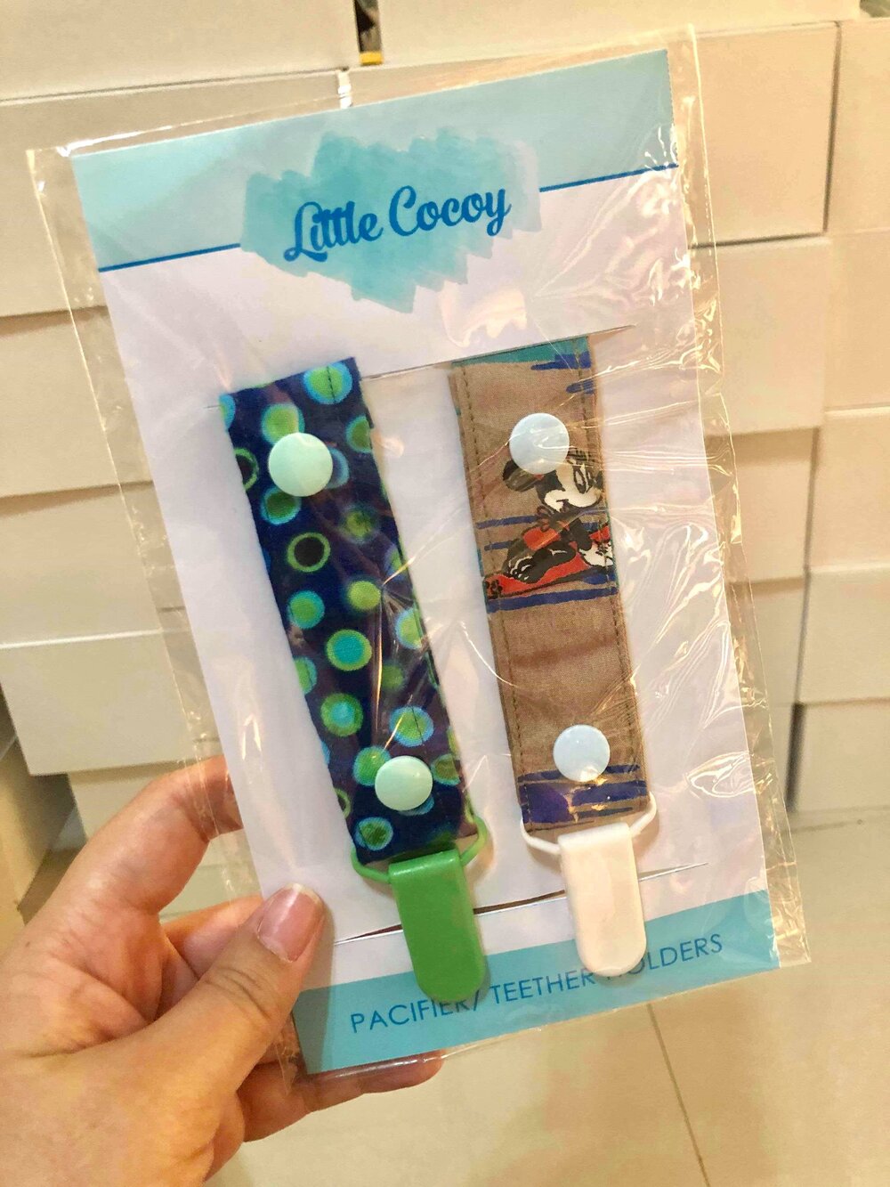 Little Cocoy Pacifier Clips (Pack of 2)