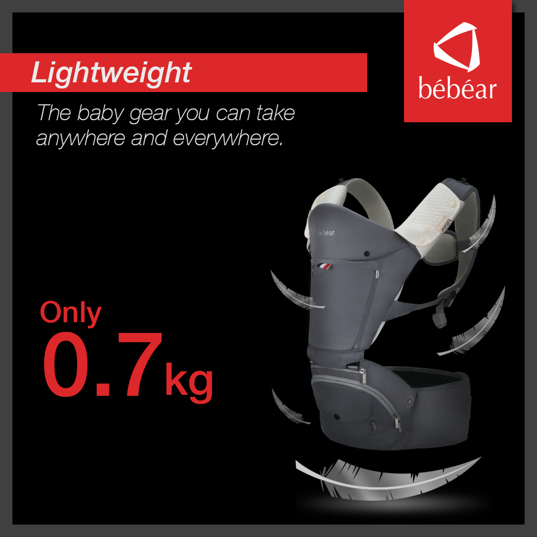 Bébéar aX Foldable Aluminum Hip Seat Carrier