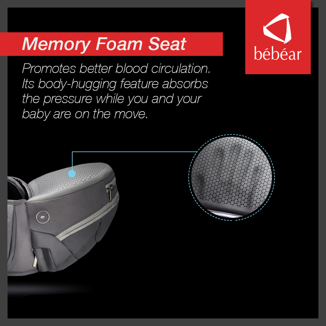 Bébéar aX Foldable Aluminum Hip Seat Carrier