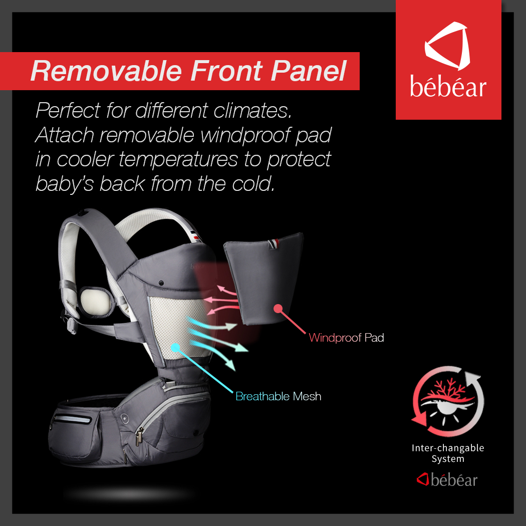 Bébéar aX Foldable Aluminum Hip Seat Carrier