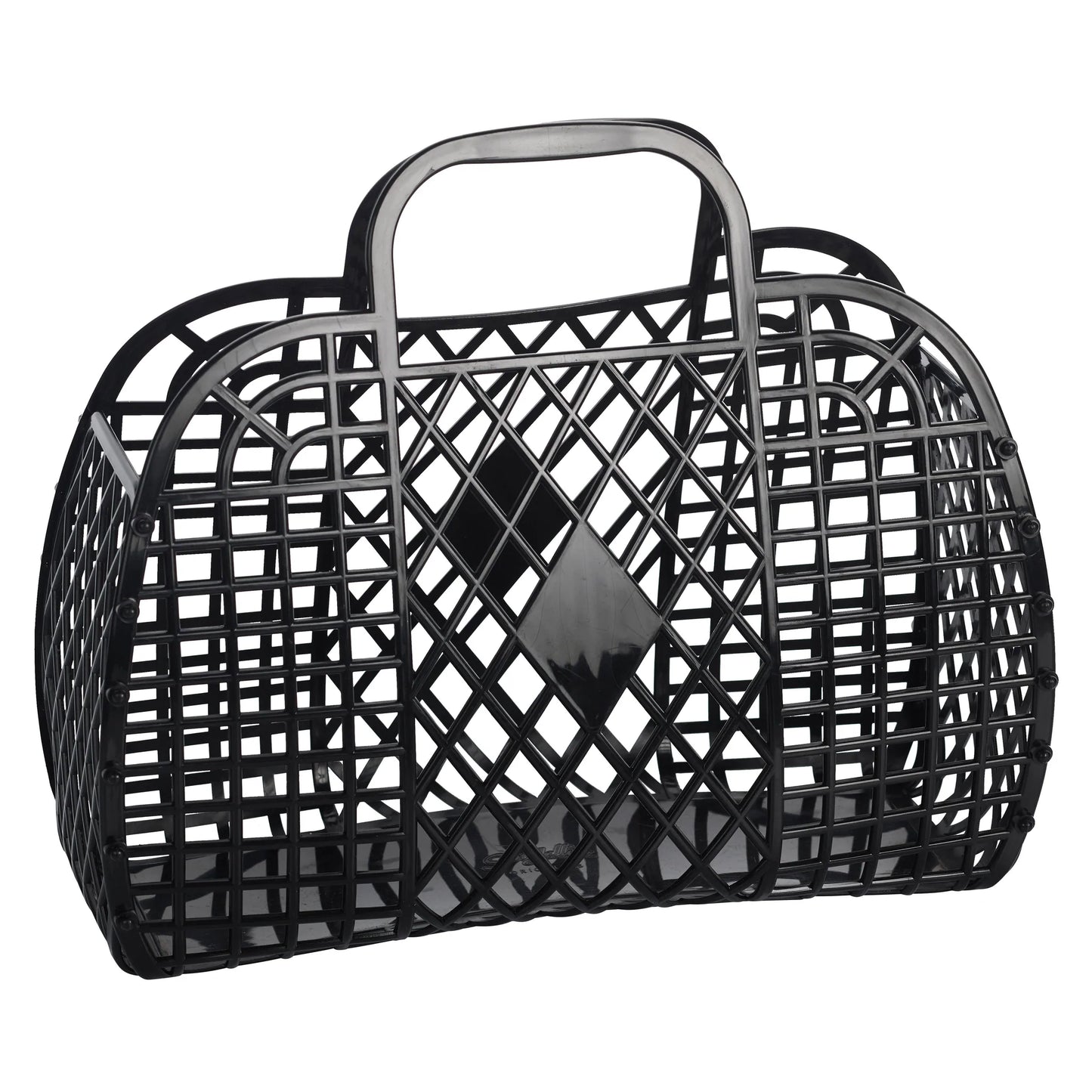 Sun Jellies Retro Basket, Black