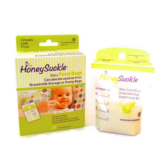 Honeysuckle Breastmilk Storage Bag (4 oz)