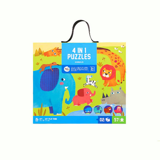 Joan Miro 4-In-1 Puzzle (Animals)