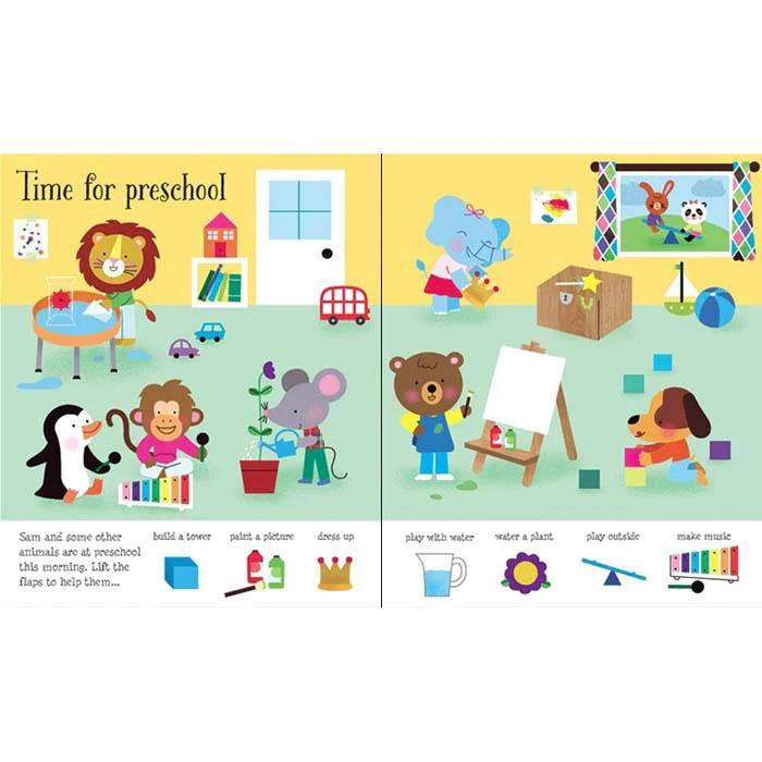 Usborne Young Lift-The-Flap (My Day)