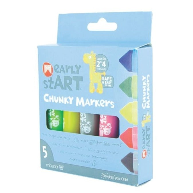 Micador Early StART Chunky Markers, Pack of 5