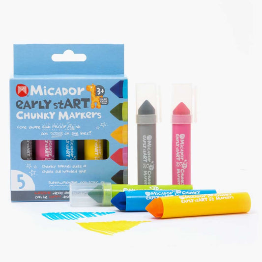 Micador Early StART Chunky Markers, Pack of 5