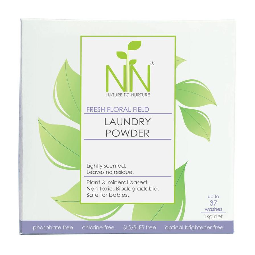 Nature to Nurture Laundry Powder - Fresh Floral Field Scent (1 KG)