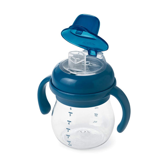 Oxo Tot Grow Soft Spout Sippy Cup with Handles, 6 Oz