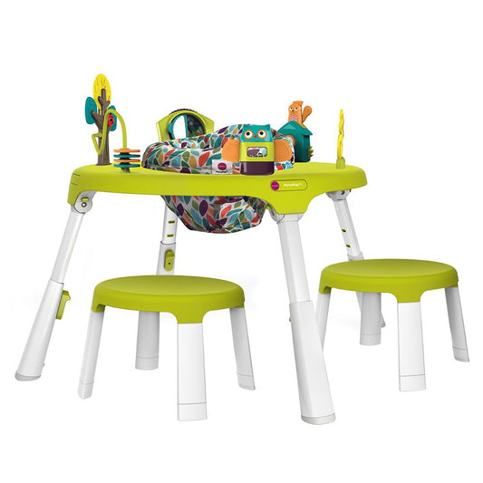 Oribel PortaPlay Convertible Activity Center - Forest Friends (with Stools)