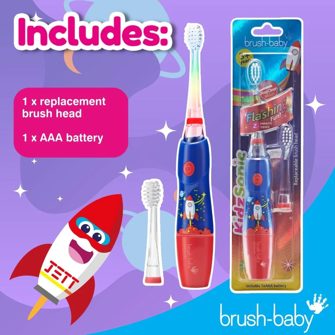 Brush Baby KidzSonic Electric Toothbrush (Jett The Rocket)