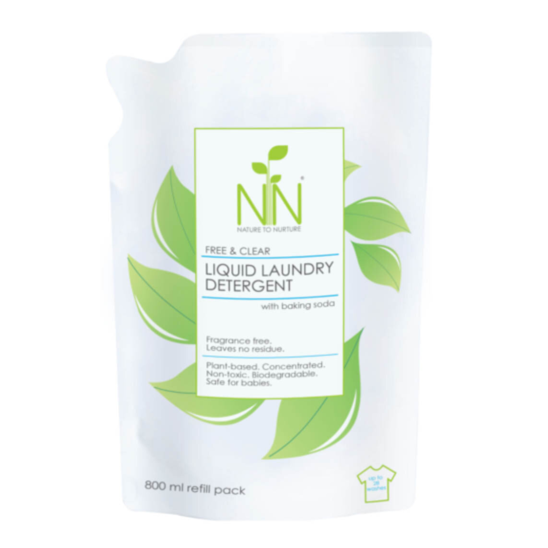 Nature to Nurture Liquid Laundry Detergent Refill (800 ML)