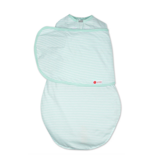 Embe Classic 2-Way Swaddle (Mint Stripe)