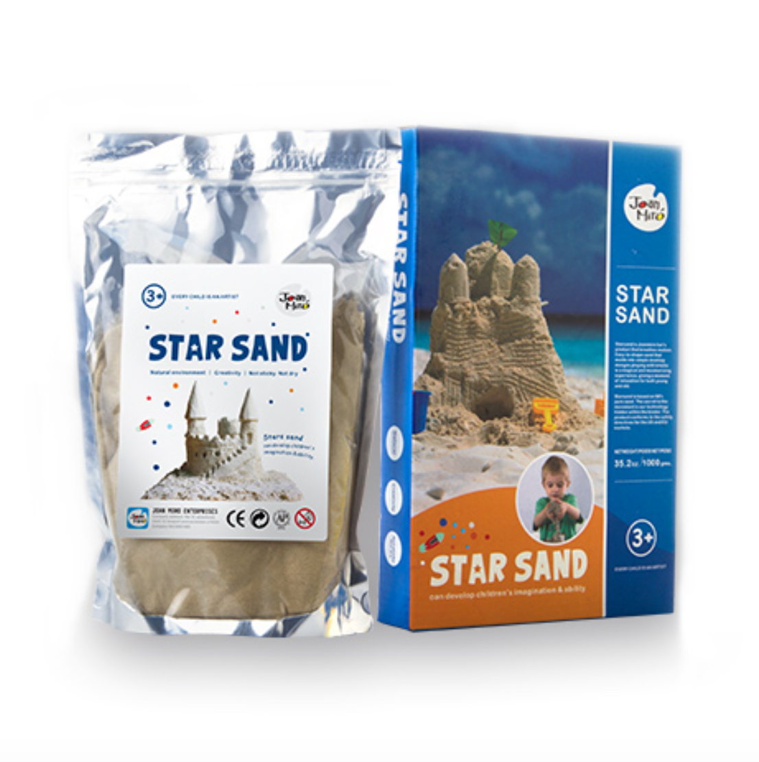 Joan Miro Star Sand - Kinetic Play Sand (2.2 lbs)