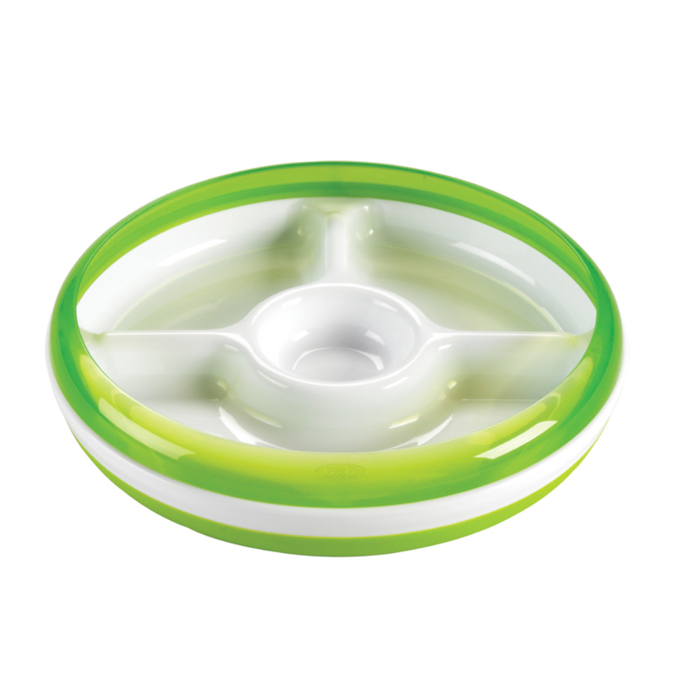 Oxo Tot Divided Plate With Removable Training Ring