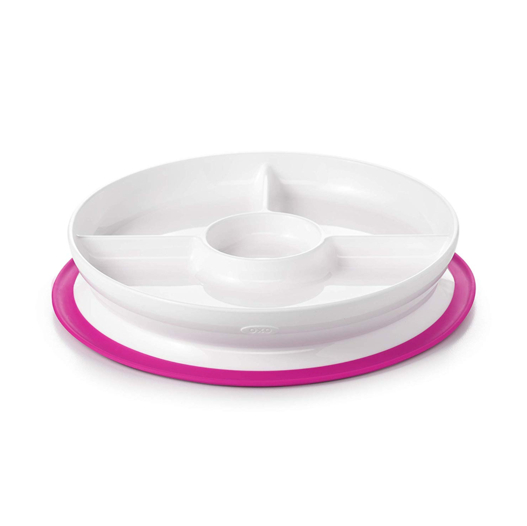 Oxo Tot Stick And Stay Suction Divided Plate