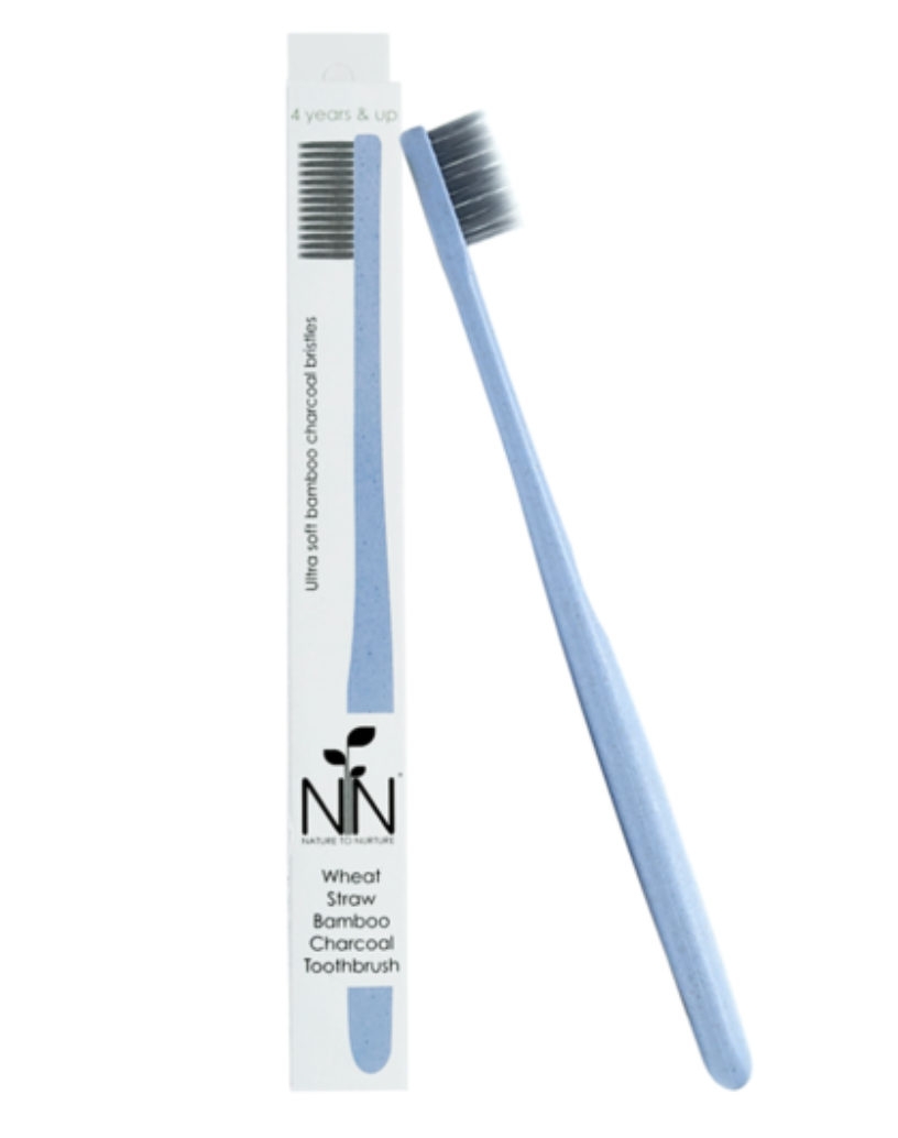 Nature to Nurture Wheat Straw Bamboo Charcoal Toothbrush (4 yrs & up)
