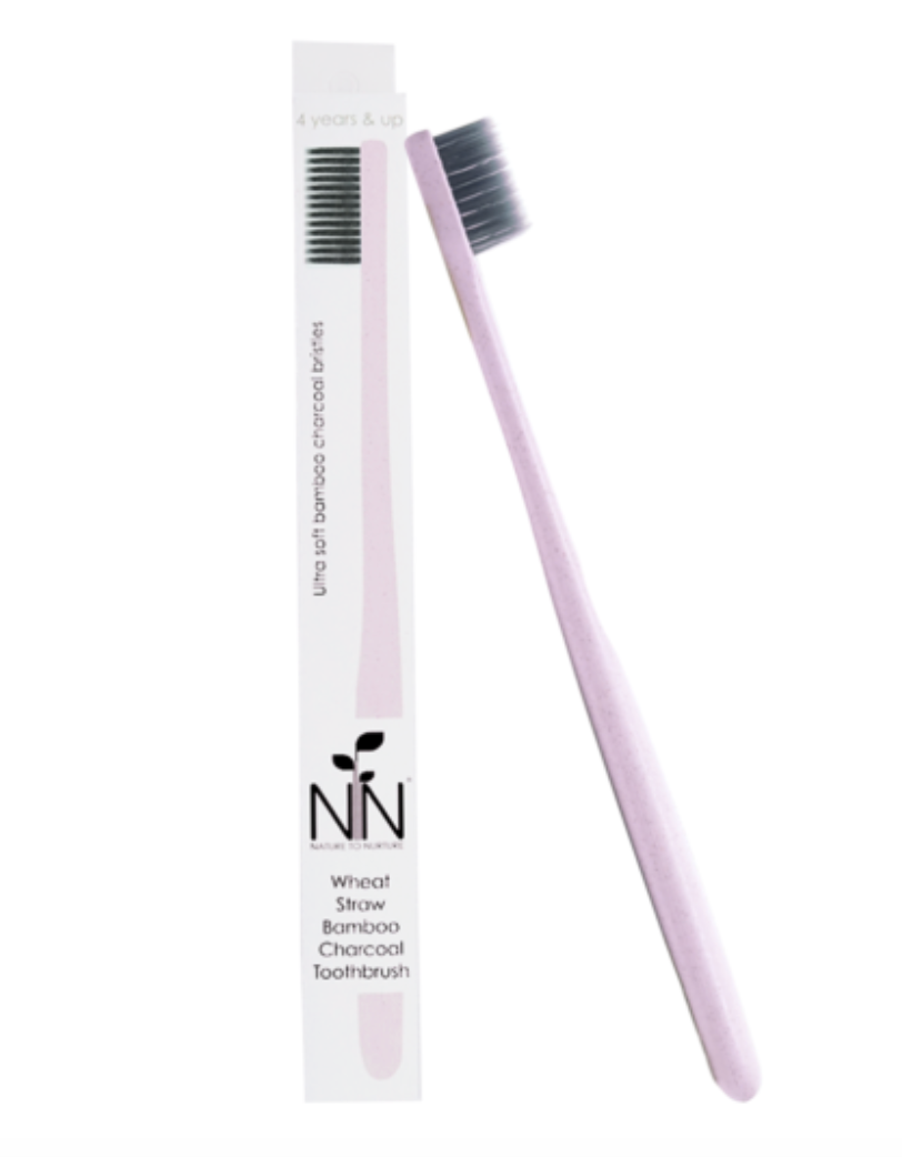 Nature to Nurture Wheat Straw Bamboo Charcoal Toothbrush (4 yrs & up)