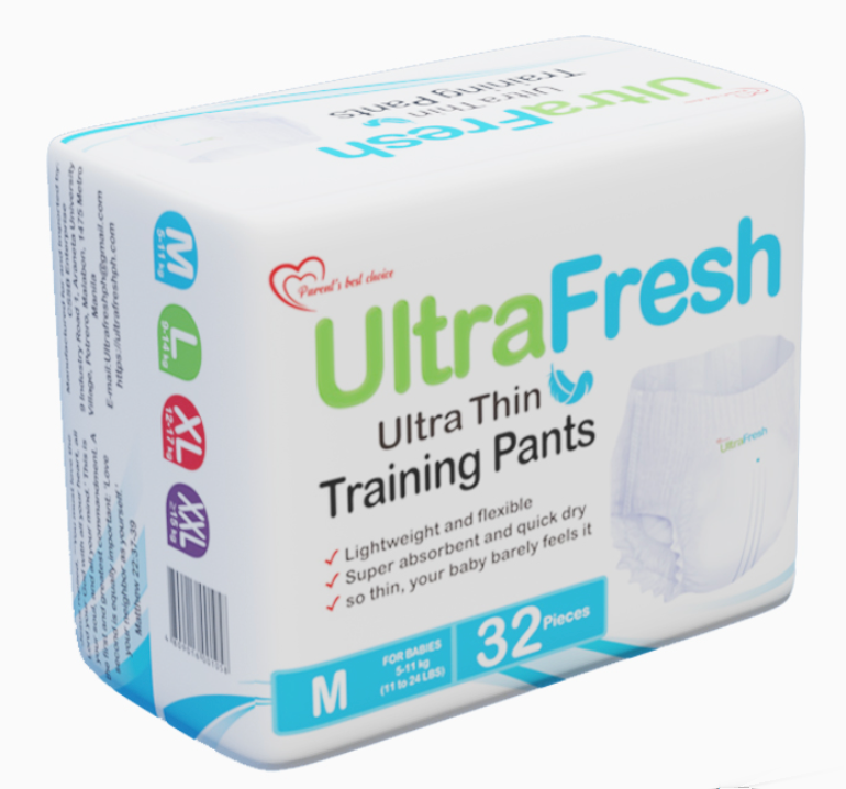 Ultrafresh Training Diaper Pants (30 pcs) - Medium