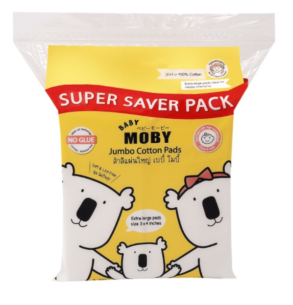 Baby Moby Jumbo Cotton Pads (Super Saver Pack)