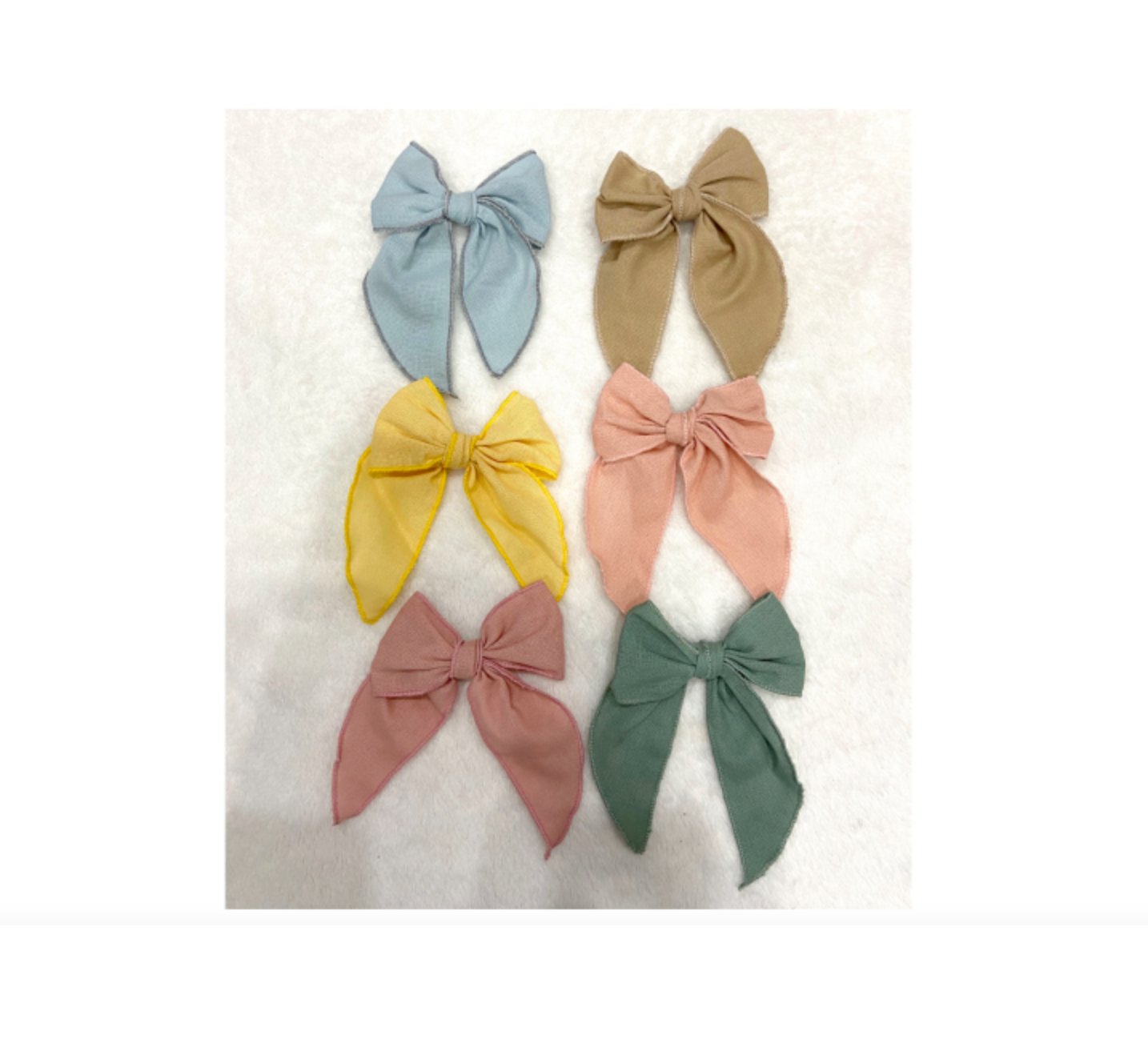 Shop Laurel Isla Linen 4x6 Bow Clip