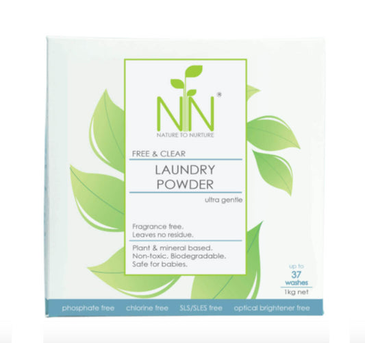 Nature to Nurture Laundry Powder - Free & Clear (1 KG)