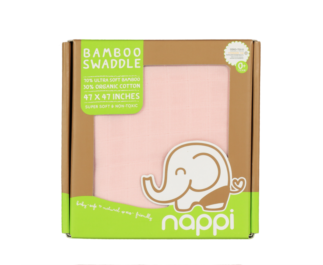 Nappi Bamboo swaddle 47" x 47" (pack of 1)